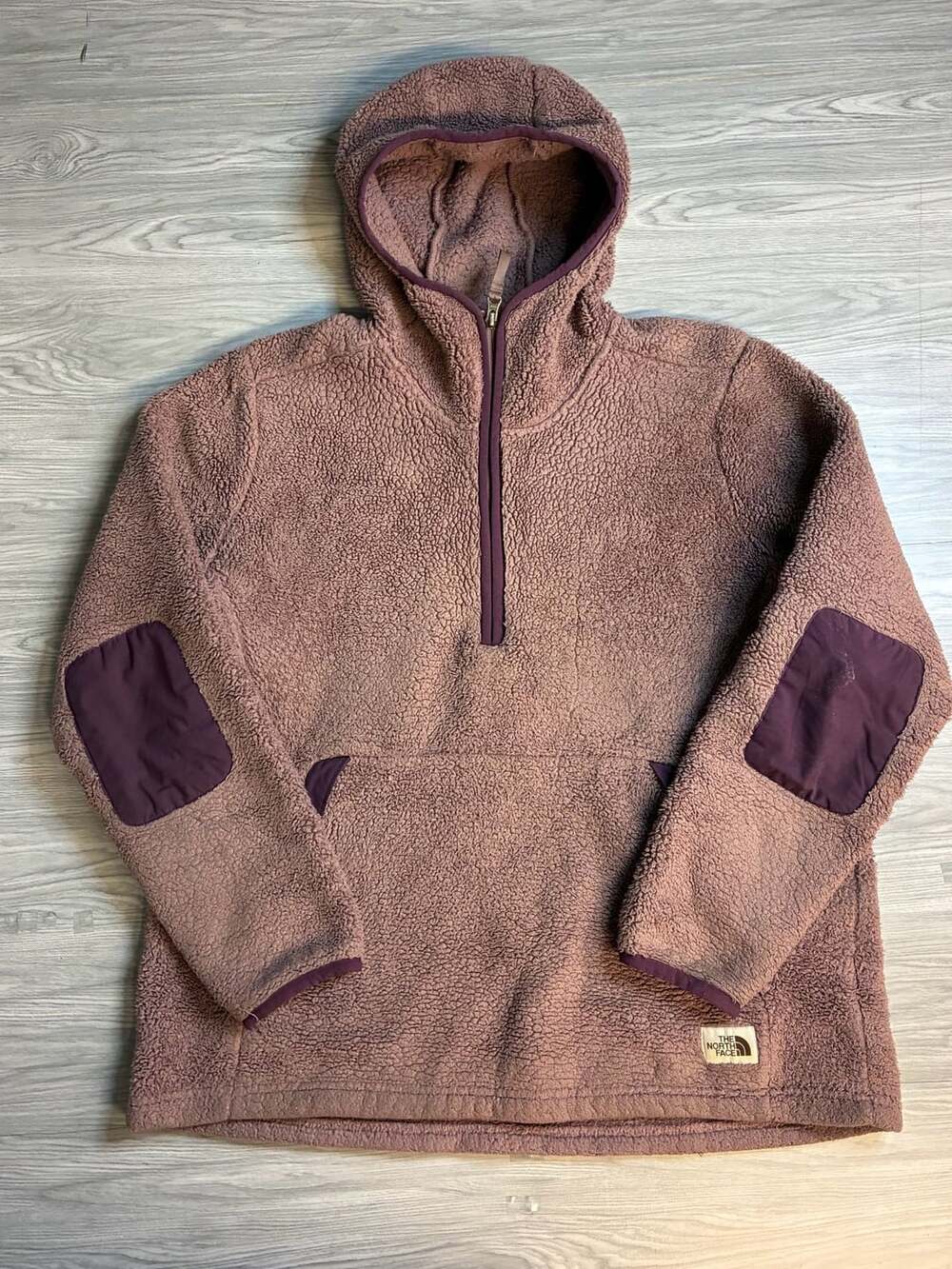 The North Face Campshire Pullover Hoodie Size XL Purple Fleece